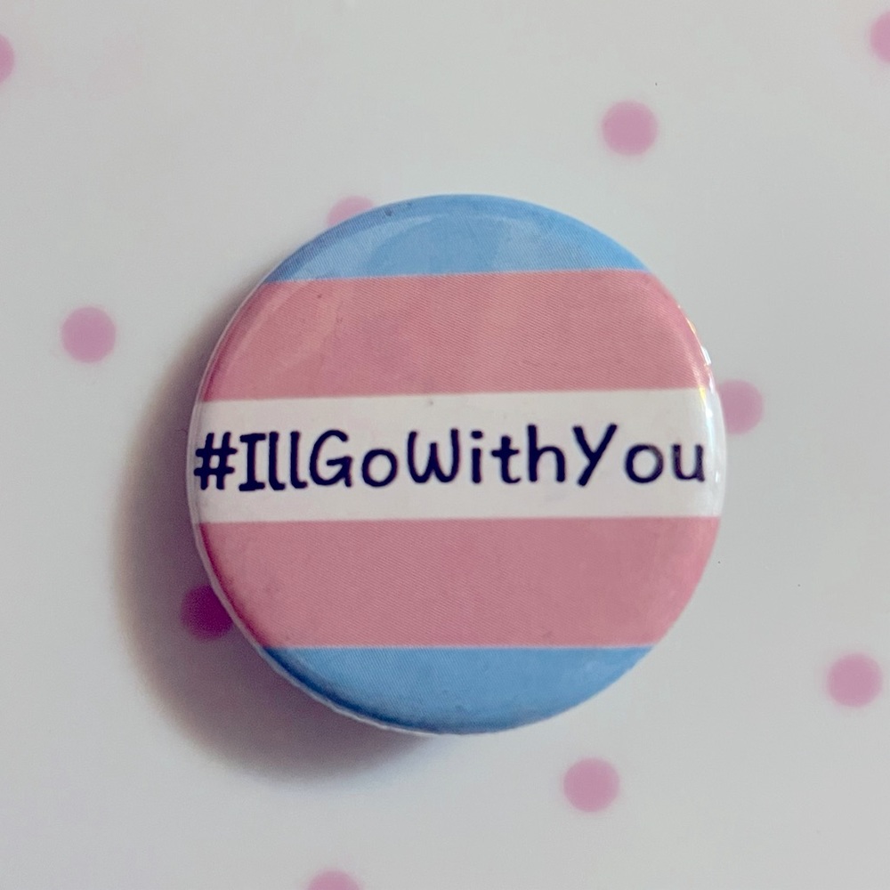 Trans ally pin ❤︎